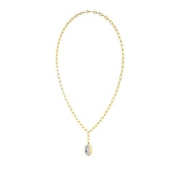 14K Yellow Gold Lab Grown Diamond NECKLACE 5.00 ctw SJN08322OV-5.00CT-18IN