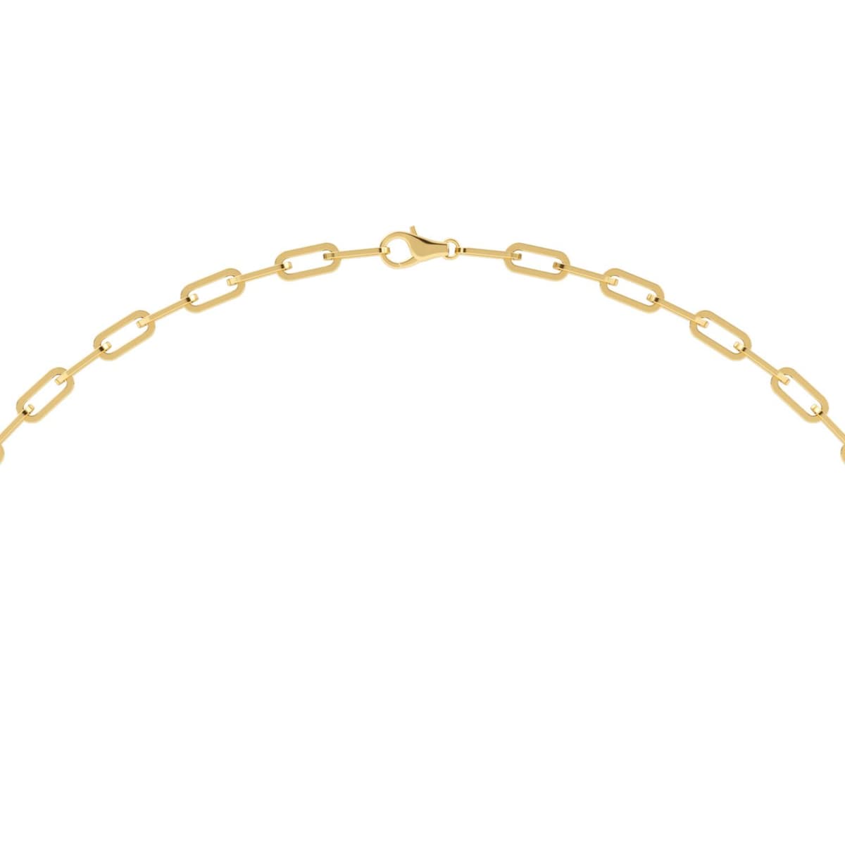 14K Yellow Gold Lab Grown Diamond NECKLACE 5.00 ctw SJN08322OV-5.00CT-18IN