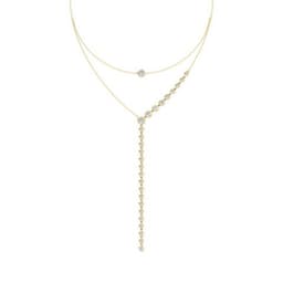 14K Yellow Gold Lab Grown Diamond NECKLACE 6.35 ctw SJN08333-6.33CT-15IN
