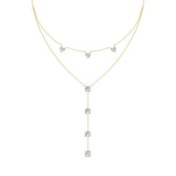 14K Yellow Gold Lab Grown Diamond NECKLACE 6.32 ctw SJN08334-6.33CT-16IN