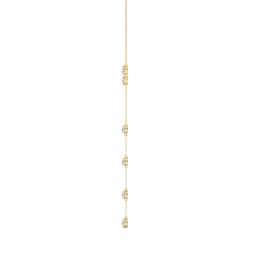 14K Yellow Gold Lab Grown Diamond NECKLACE 6.32 ctw SJN08334-6.33CT-16IN