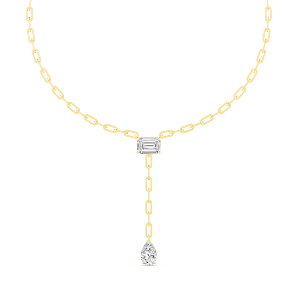 14K Yellow Gold Lab Grown Diamond NECKLACE 8.12 ctw SJN08338-8.00CT-15IN