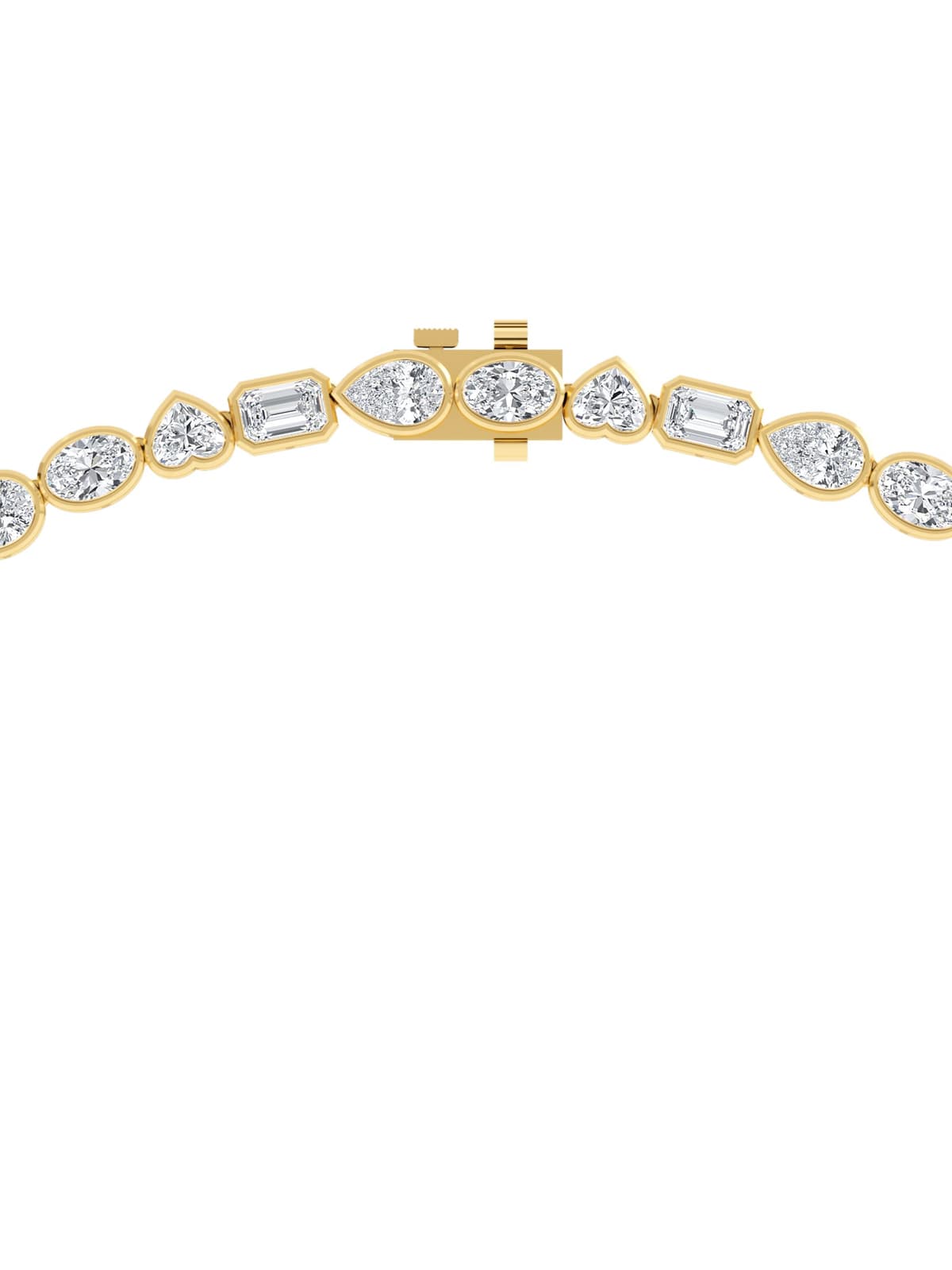 14K Yellow Gold Lab Grown Diamond Necklace 24.54 ctw SJN08350MS-23.88CT-16IN