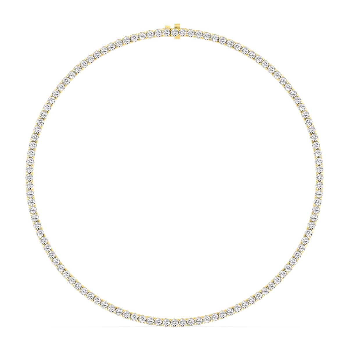 14K Yellow Gold Lab Grown Diamond NECKLACE 25.05 ctw SJN08390-0.25PT-16IN