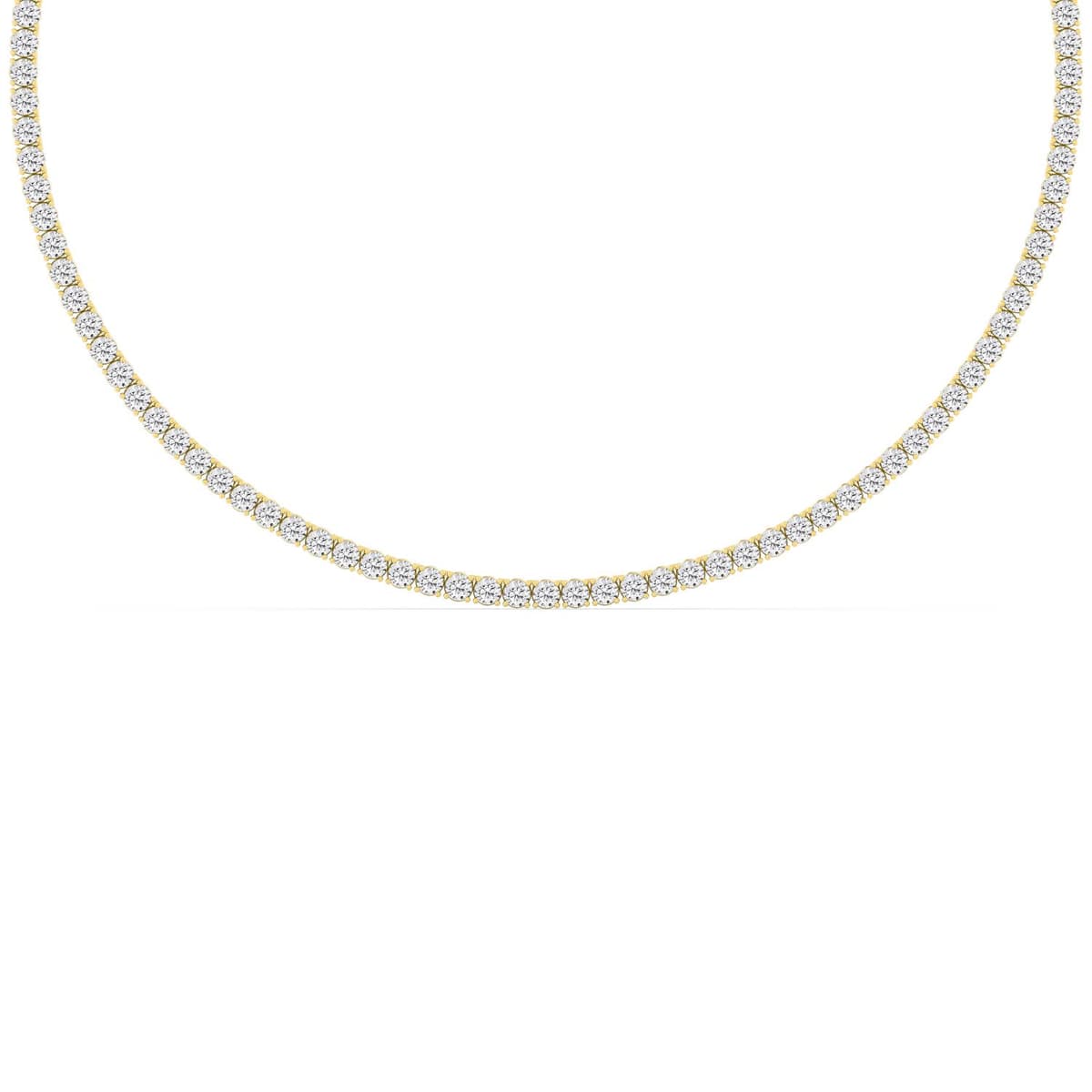 14K Yellow Gold Lab Grown Diamond NECKLACE 25.05 ctw SJN08390-0.25PT-16IN