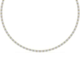 14K Yellow Gold Lab Grown Diamond NECKLACE 38.00 ctw SJN08442EM-0.50PT-18IN