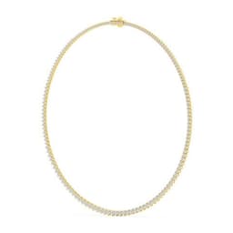 14K Yellow Gold Lab Grown Diamond NECKLACE 10.08 ctw SJN08463-10.00CT-16IN
