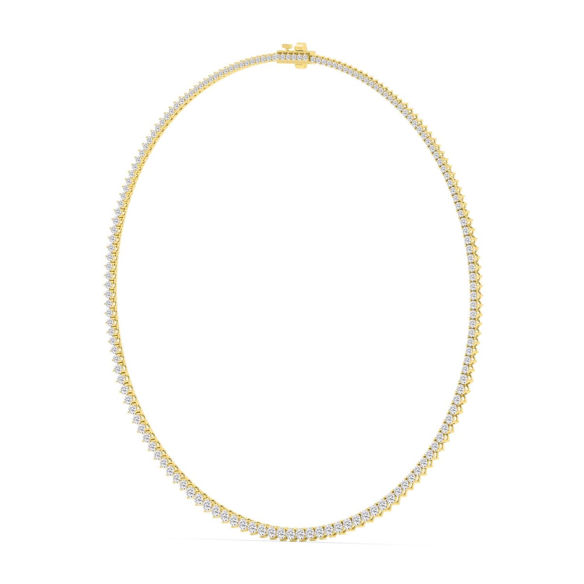 14K Yellow Gold Lab Grown Diamond NECKLACE 10.08 ctw SJN08463-10.00CT-16IN