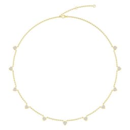 14K Yellow Gold Lab Grown Diamond NECKLACE 3.30 ctw SJN08464HT-3.33CT-16IN