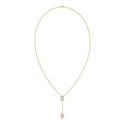 14K Yellow Gold Lab Grown Diamond NECKLACE 2.01 ctw SJN08546EMPE-1.75CT