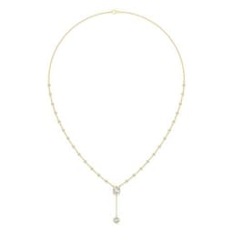 14K Yellow Gold Lab Grown Diamond NECKLACE 2.44 ctw SJN08569CU-1.00CT-16IN