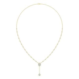 14K Yellow Gold Lab Grown Diamond NECKLACE 2.39 ctw SJN08570OV-1.00CT-16IN