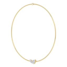 14K Yellow Gold Lab Grown Diamond NECKLACE 3.00 ctw SJN08579PEMQ-3.00CT-16IN