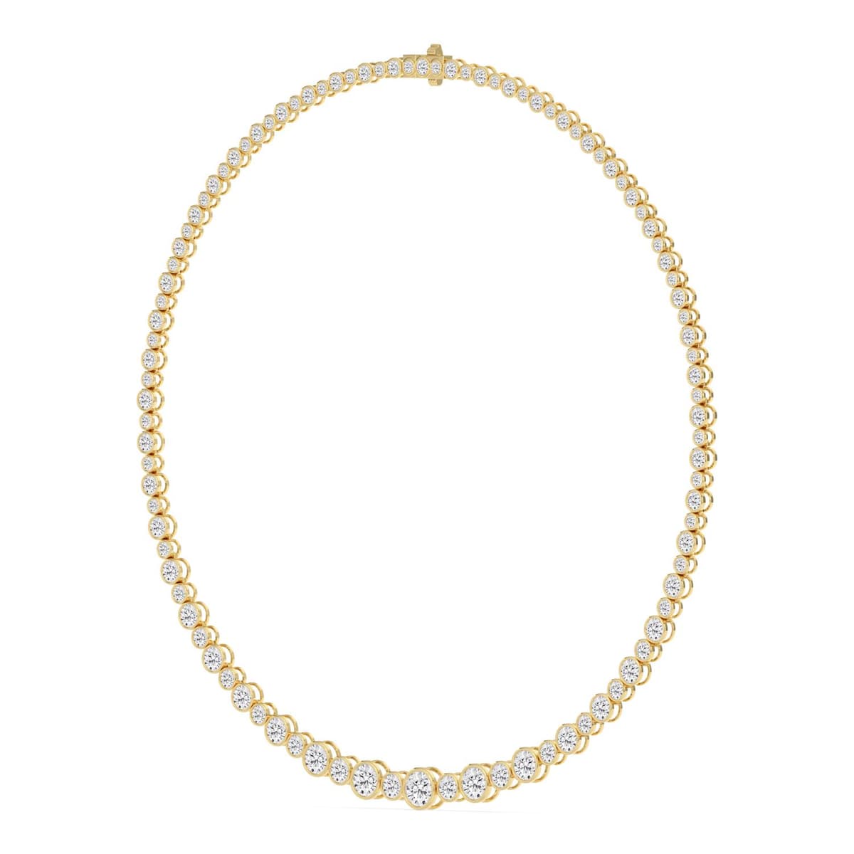 14K Yellow Gold Lab Grown Diamond NECKLACE 17.50 ctw SJNSN13680-17.50CT-16IN