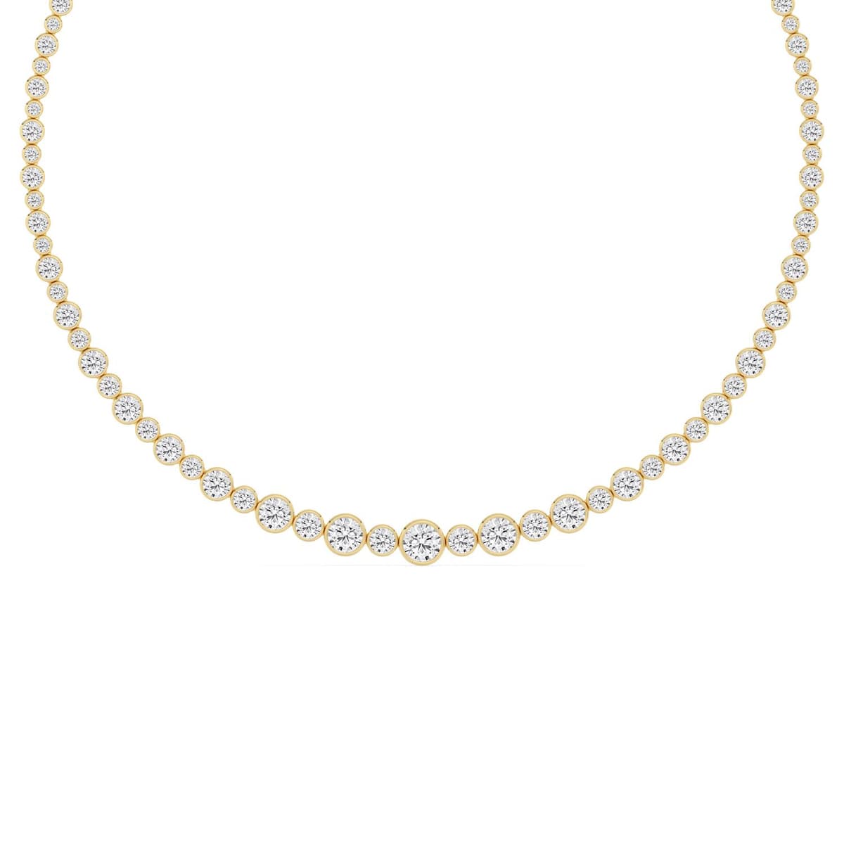 14K Yellow Gold Lab Grown Diamond NECKLACE 17.50 ctw SJNSN13680-17.50CT-16IN
