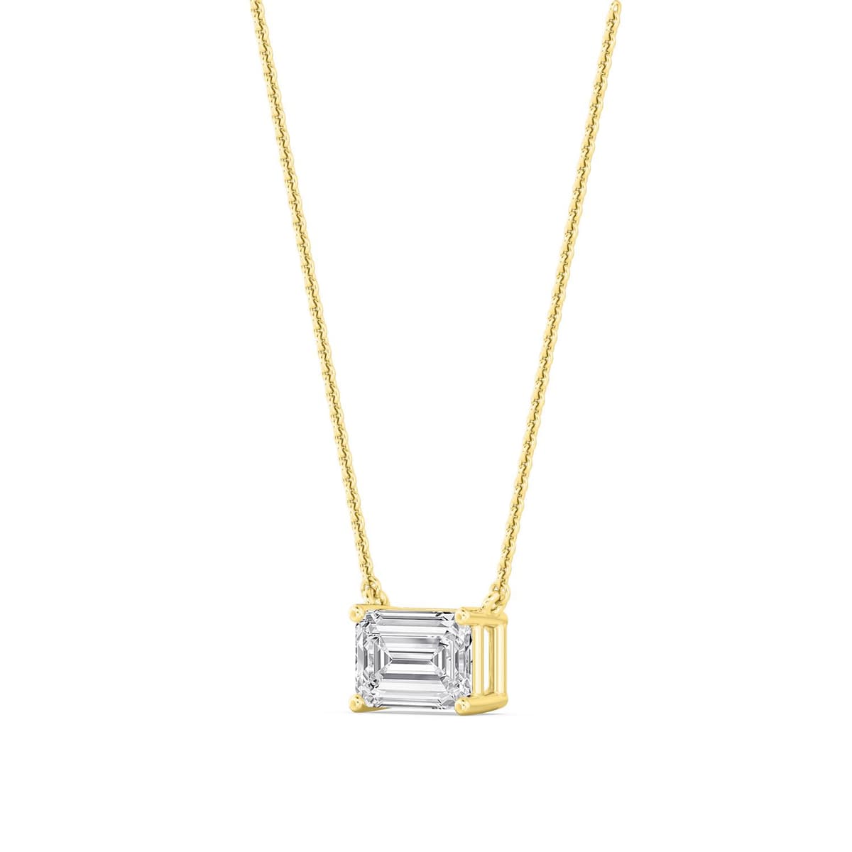 14K Yellow Gold Lab Grown Diamond PENDANT 2.00 ctw SJP31603EM-2.00CT