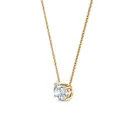 14K Yellow Gold Lab Grown Diamond PENDANT 0.70 ctw SJP31603OV-0.75CT