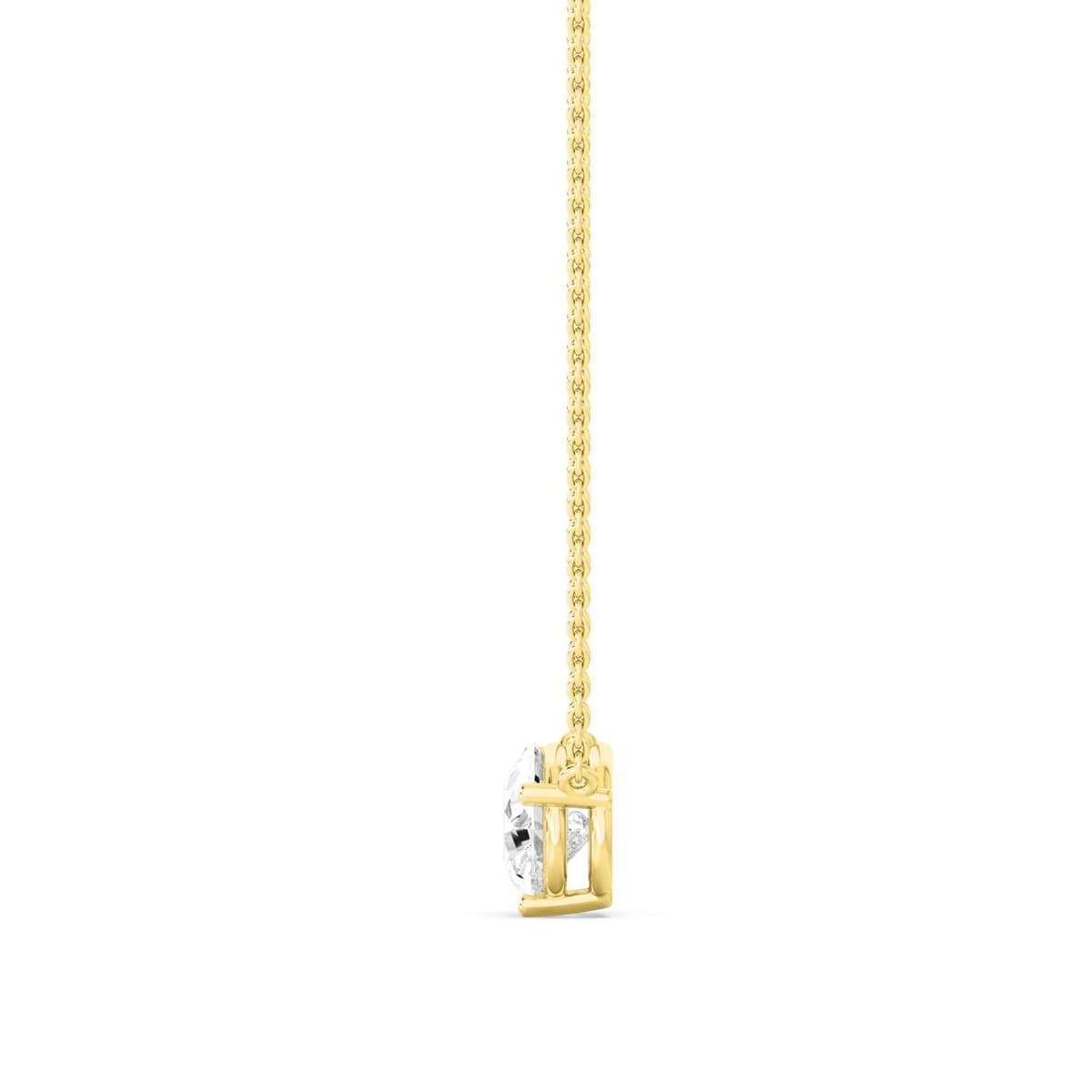 14K Yellow Gold Lab Grown Diamond PENDANT 1.06 ctw SJP31603PE-1.00CT