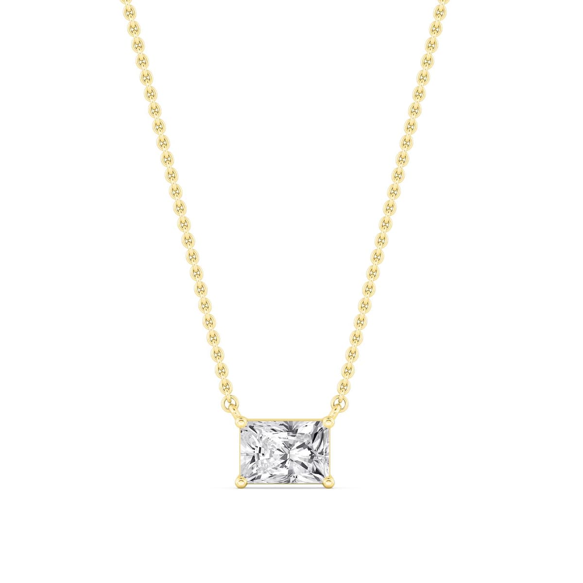 14K Yellow Gold Lab Grown Diamond PENDANT 1.05 ctw SJP31603RDT-1.00CT