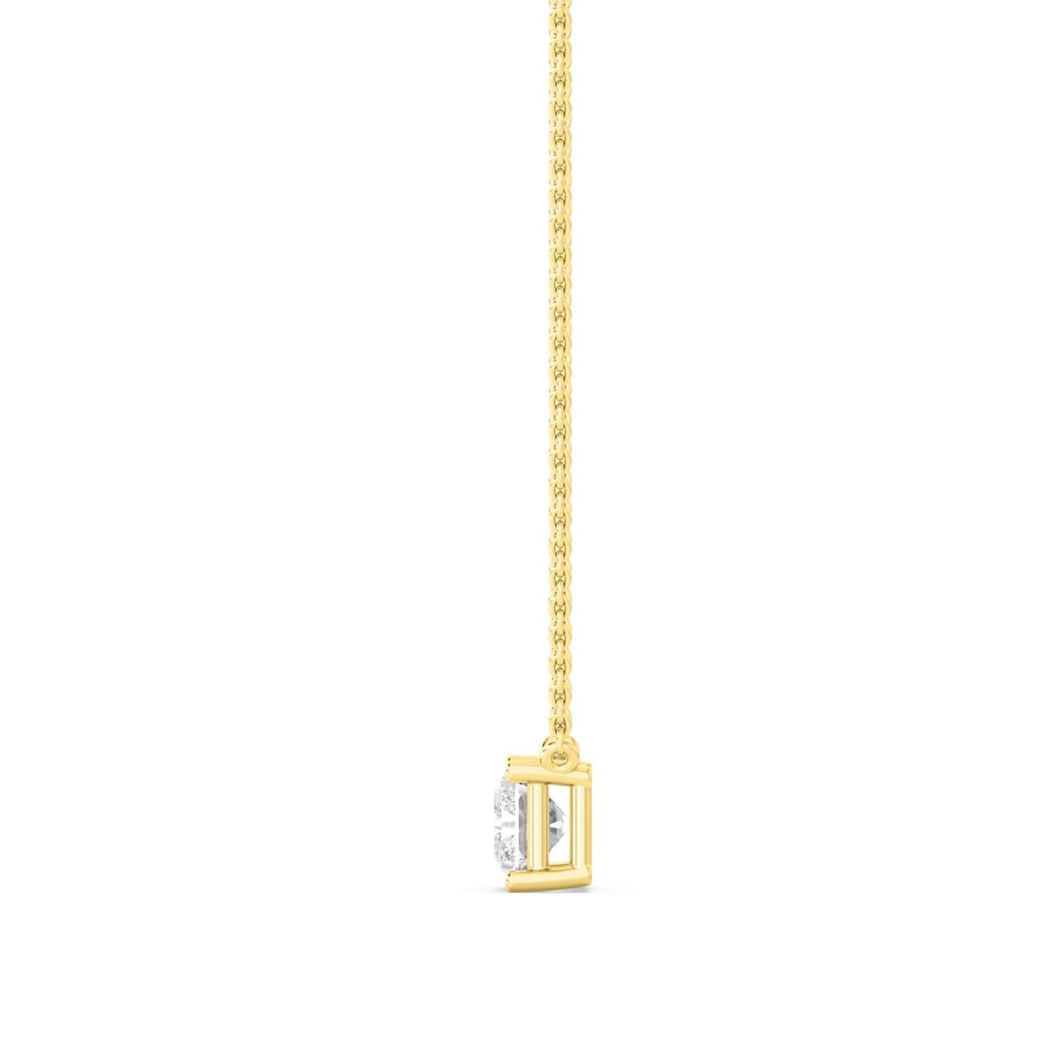 14K Yellow Gold Lab Grown Diamond PENDANT 1.05 ctw SJP31603RDT-1.00CT