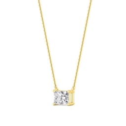 14K Yellow Gold Lab Grown Diamond PENDANT 1.05 ctw SJP31603RDT-1.00CT