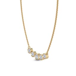 14K Yellow Gold Lab Grown Diamond PENDANT 0.37 ctw SJP31614-0.38CT