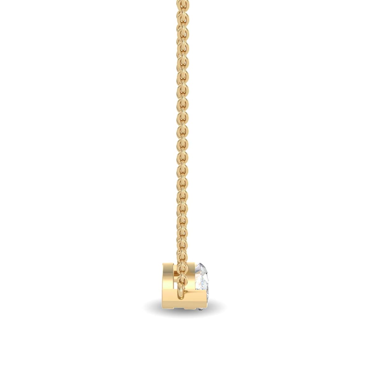 14K Yellow Gold Lab Grown Diamond PENDANT 0.63 ctw SJP31680MQ-0.63CT
