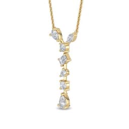 14K Yellow Gold Lab Grown Diamond PENDANT 0.62 ctw SJP31702MS-0.63CT