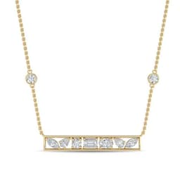 14K Yellow Gold Lab Grown Diamond PENDANT 0.59 ctw SJP31705MS-0.63CT