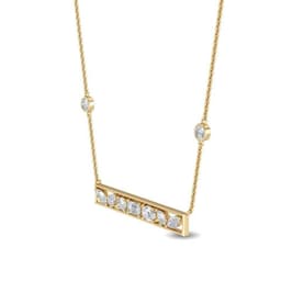 14K Yellow Gold Lab Grown Diamond PENDANT 0.59 ctw SJP31705MS-0.63CT