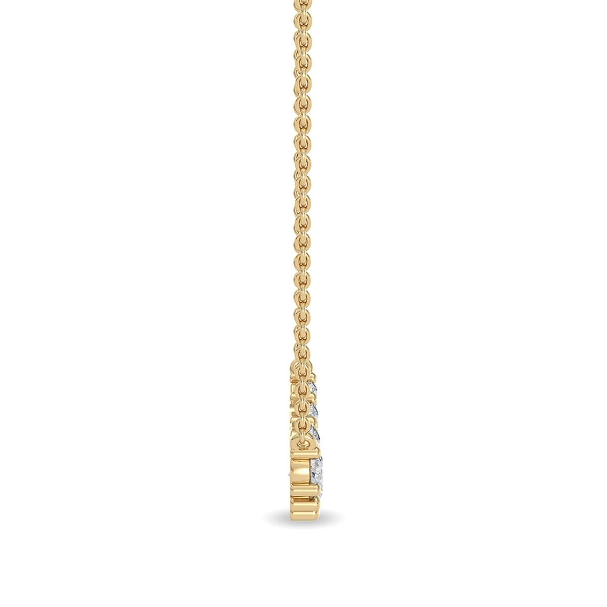 14K Yellow Gold Lab Grown Diamond PENDANT 1.00 ctw SJP31758-1.00CT