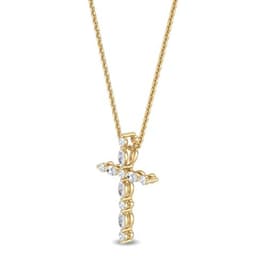 14K Yellow Gold Lab Grown Diamond PENDANT 0.55 ctw SJP31838-0.50CT