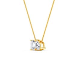 14K Yellow Gold Lab Grown Diamond PENDANT 0.91 ctw SJP31909EMPE-0.88CT