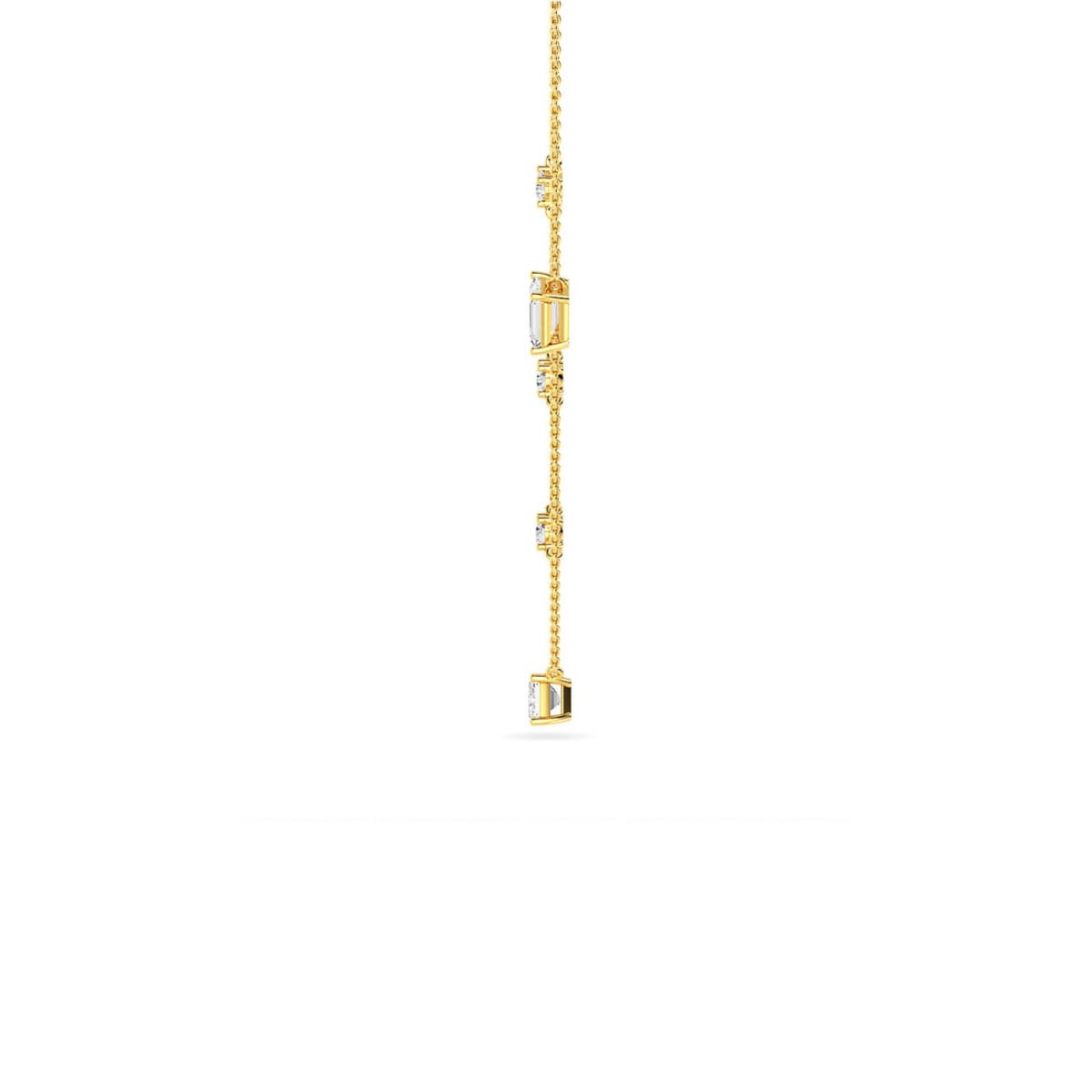 14K Yellow Gold Lab Grown Diamond PENDANT 2.55 ctw SJP32015-2.50CT