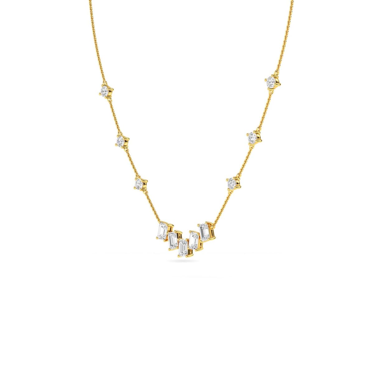 14K Yellow Gold Lab Grown Diamond PENDANT 1.84 ctw SJP32016-1.83CT