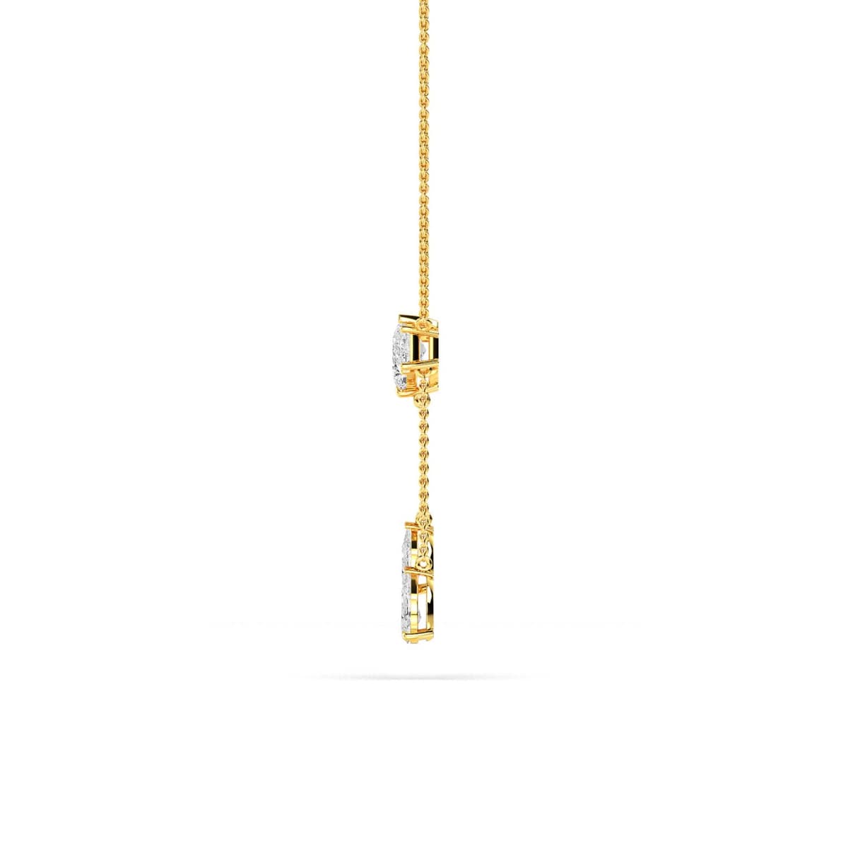 14K Yellow Gold Lab Grown Diamond PENDANT 2.25 ctw SJP32017-2.20CT