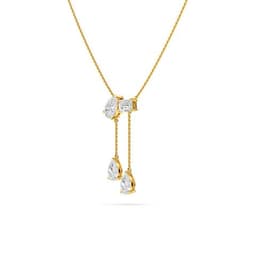 14K Yellow Gold Lab Grown Diamond PENDANT 2.25 ctw SJP32017-2.20CT