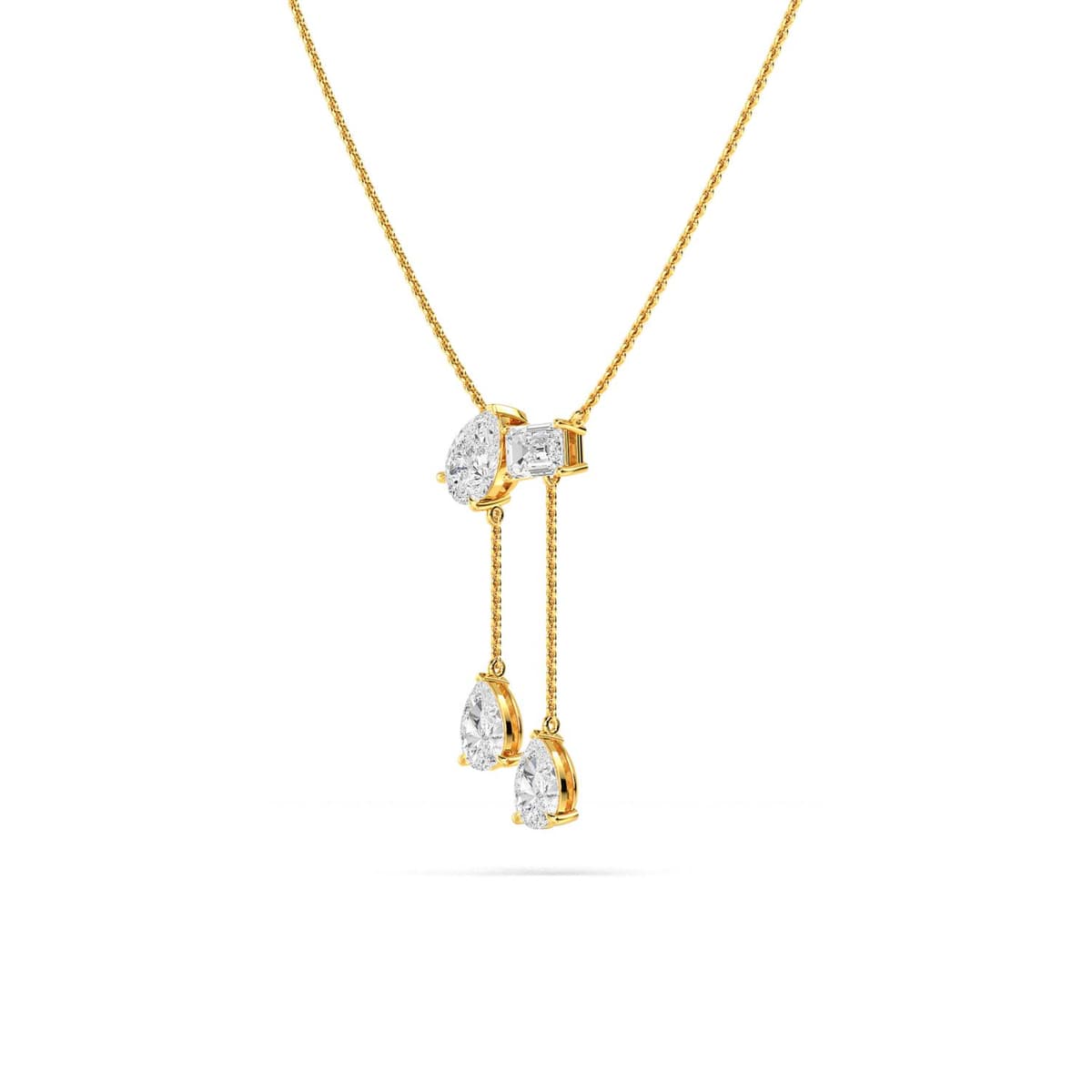 14K Yellow Gold Lab Grown Diamond PENDANT 2.25 ctw SJP32017-2.20CT