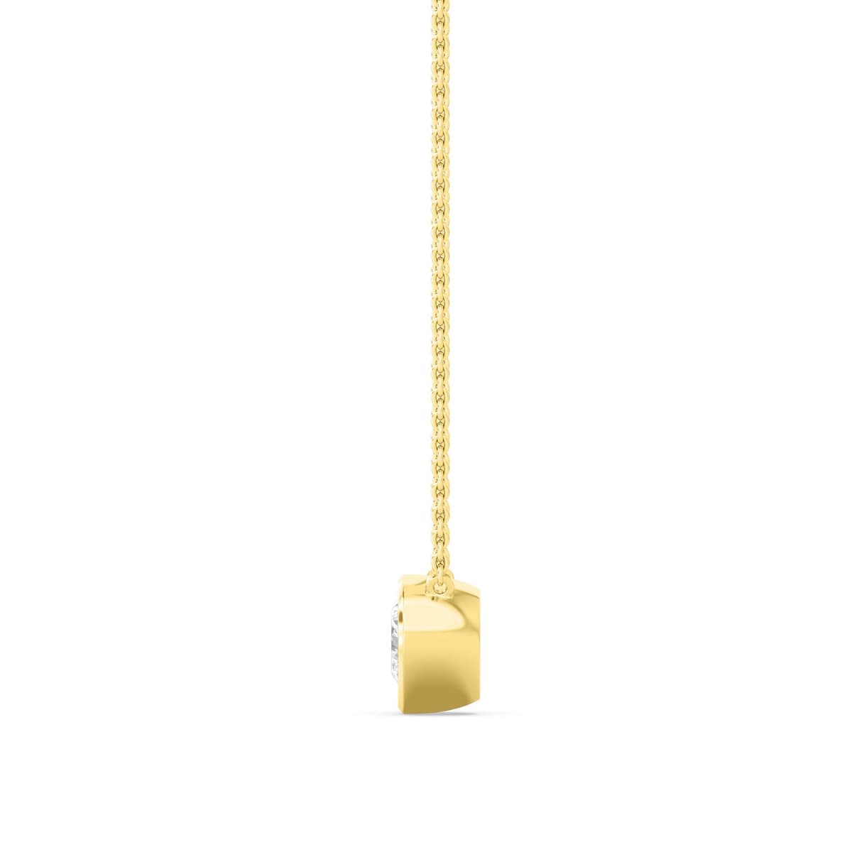 14K Yellow Gold Lab Grown Diamond PENDANT 1.01 ctw SJP32422HT-1.00CT