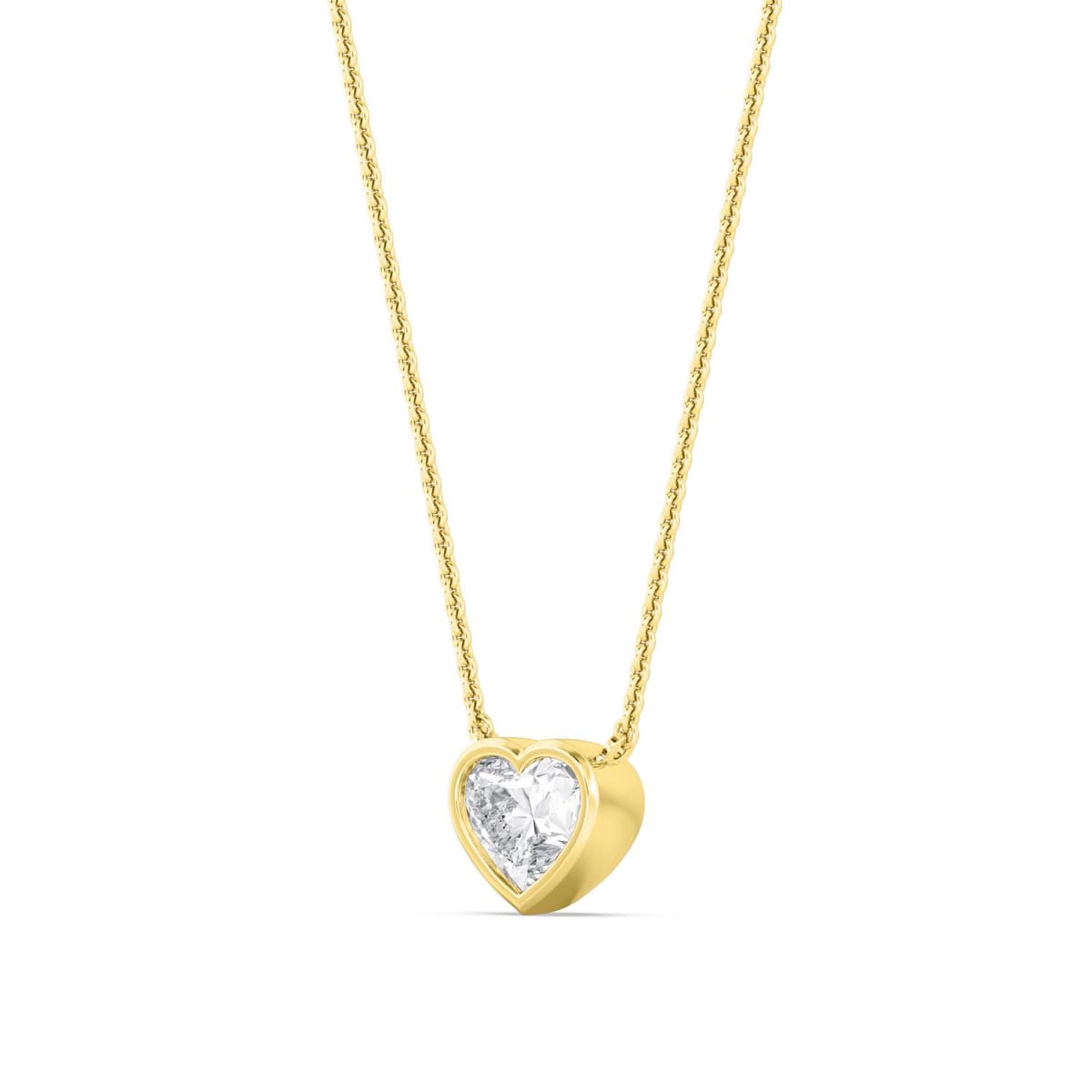 14K Yellow Gold Lab Grown Diamond PENDANT 1.01 ctw SJP32422HT-1.00CT