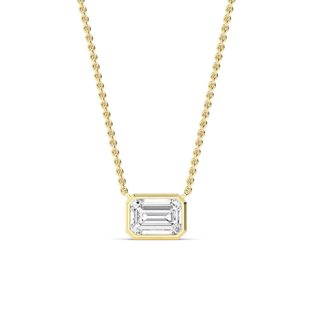 14K Yellow Gold Lab Grown Diamond PENDANT 2.01 ctw SJP32422RDT-2.00CT
