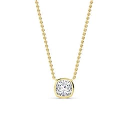 14K Yellow Gold Lab Grown Diamond PENDANT 2.08 ctw SJP32422SCU-2.00CT