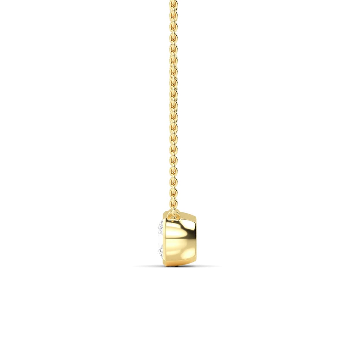 14K Yellow Gold Lab Grown Diamond PENDANT 2.08 ctw SJP32422SCU-2.00CT
