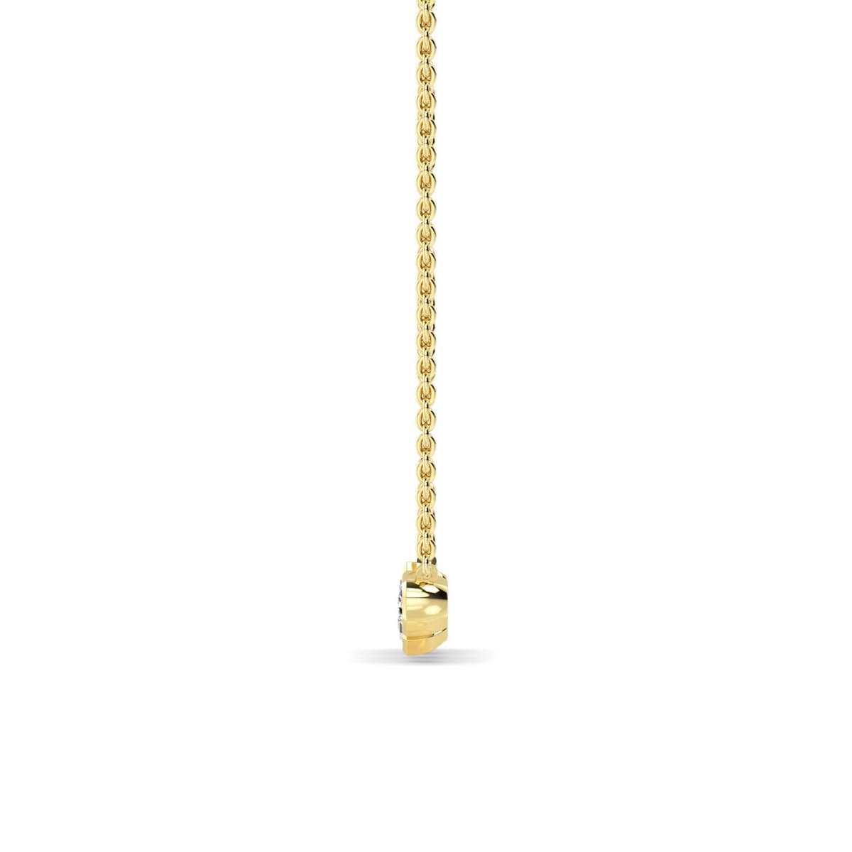 14K Yellow Gold Lab Grown Diamond PENDANT 0.56 ctw SJP32447FS-0.50CT