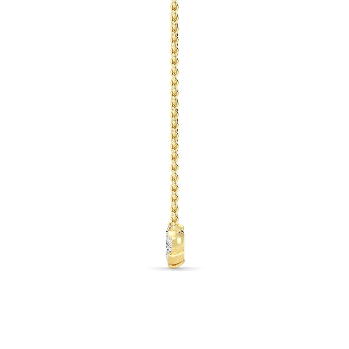 14K Yellow Gold Lab Grown Diamond PENDANT 1.06 ctw SJP32448MS-1.00CT