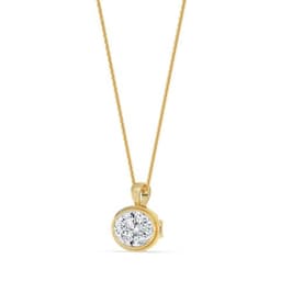 14K Yellow Gold Lab Grown Diamond PENDANT 2.00 ctw SJP32687OV-2.00CT