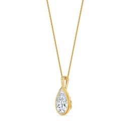 14K Yellow Gold Lab Grown Diamond PENDANT 1.50 ctw SJP32688PE-1.50CT