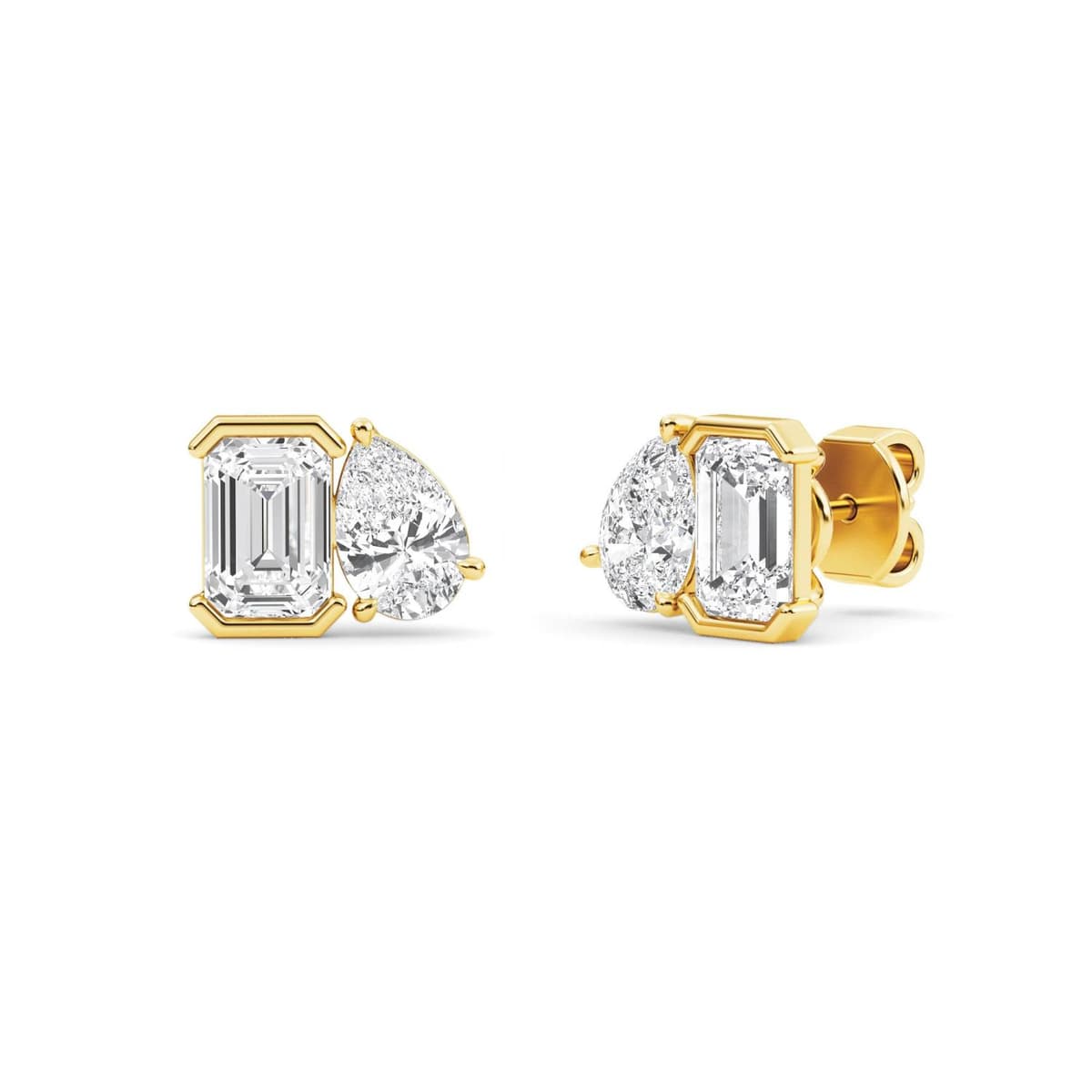 14K Yellow Gold Lab Grown Diamond EARRINGS 2.35 ctw SJPSE210114EMPE-2.33CT