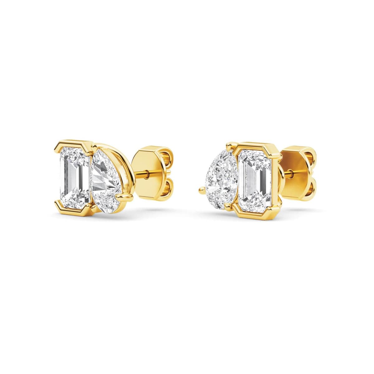 14K Yellow Gold Lab Grown Diamond EARRINGS 2.35 ctw SJPSE210114EMPE-2.33CT