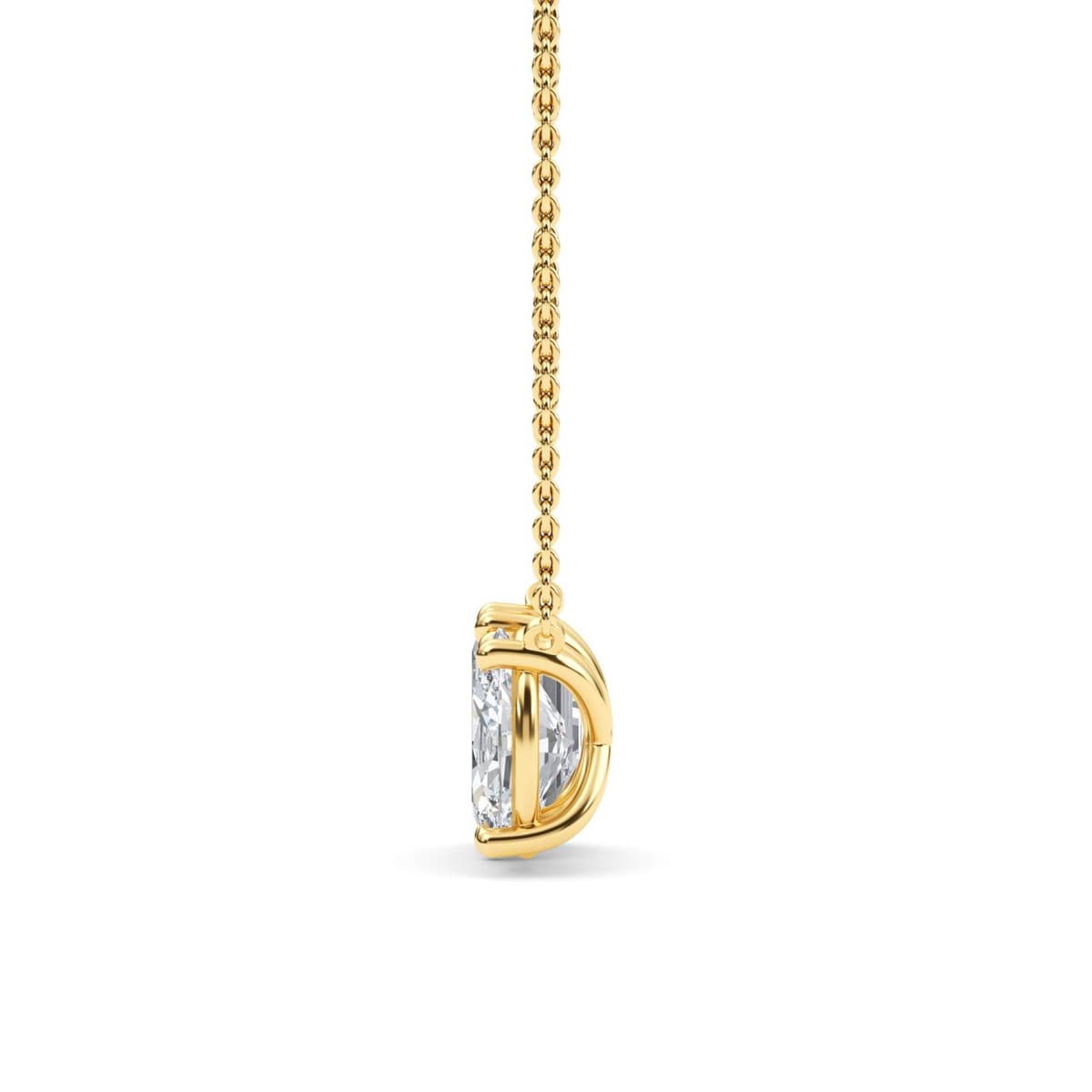14K Yellow Gold Lab Grown Diamond PENDENT SET 3.35 ctw SJPSP210106EMOV-3.00CT